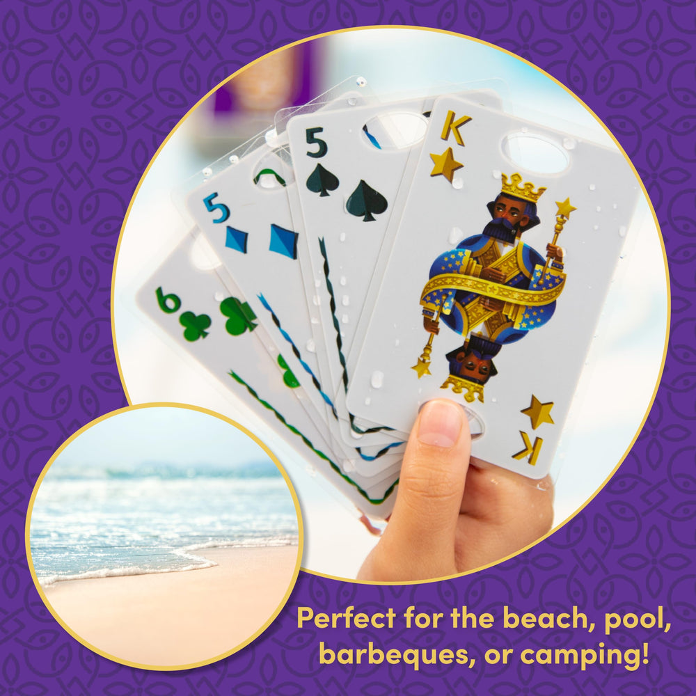 PlayMonster Five Crowns beach-pool-side-play invites outdoor laughter and competition.