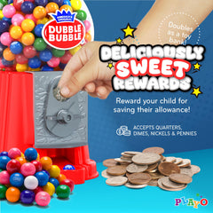Coin slot compatibility for pennies, nickels, and dimes on the Playo machine
