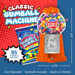 Playo gumball machine side view showing coin mechanism