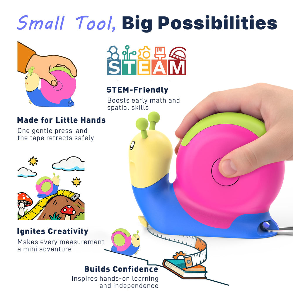PLAYPARTY BPA-free and child-safe measuring tool for curious learners.