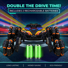 Playplen dual-remote setup with watch and joystick offers versatile control