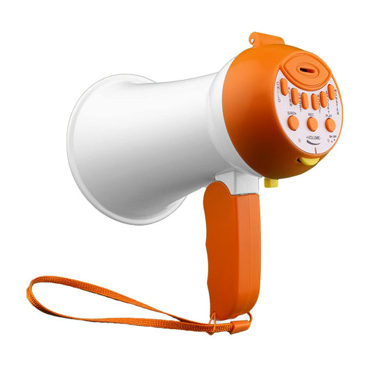 PlayRoute Megaphone for Kids front view showing bold design and handle.