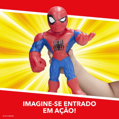 Playskool Heroes Spider-Man Mega Mighties chunky design supports secure grip for little hands.