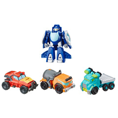 Playskool Heroes Transformers Rescue Bots Academy Hot Shot vehicle in motion