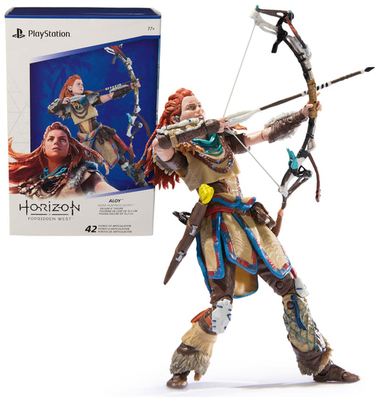 PlayStation Horizon Forbidden West Aloy deluxe 6-inch figure with premium finish for collectors.