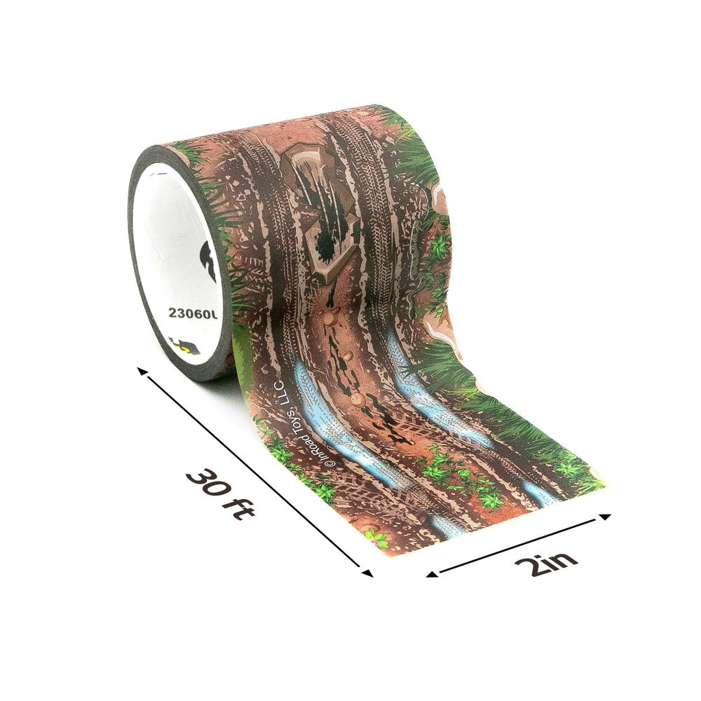 PlayTape Dirt Road curves connect surfaces for custom layouts