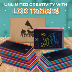 Playtapus protective foam envelopes protect each tablet during packaging and gifting.