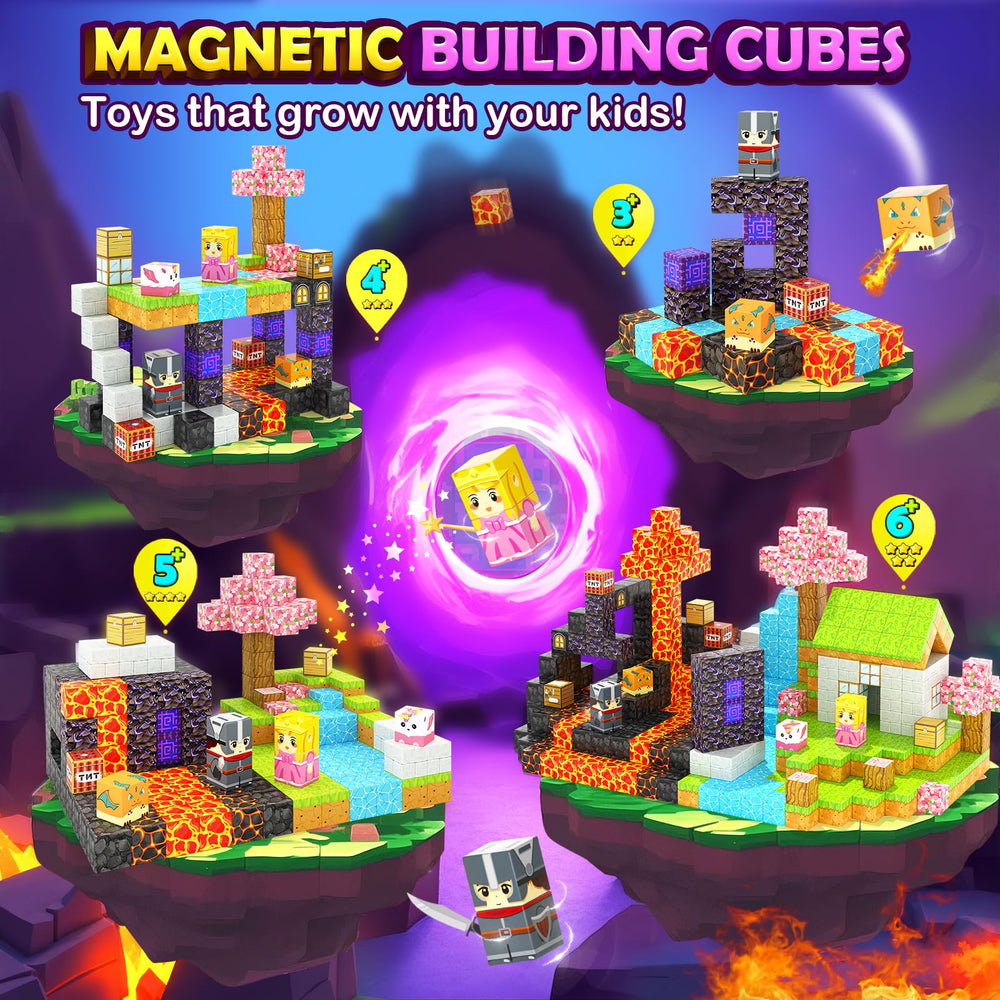 Playtigo blocks magnet connections, strong help for stable constructions.