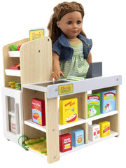 Playtime by Eimmie 18in doll grocery counter inspires imaginative store role play