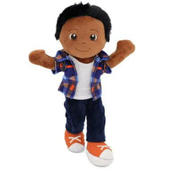 Playtime by Eimmie Charlie doll front view, a cuddly 14-inch companion for tiny hands.