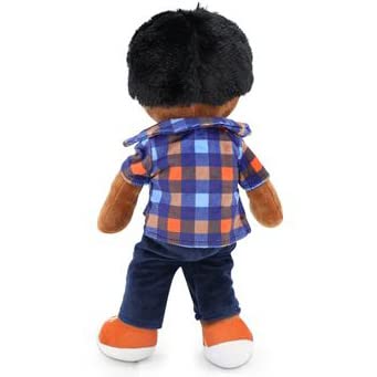 Playtime by Eimmie Charlie doll travel-friendly size, ideal for daycare or trips.
