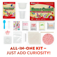 Playz Edible Candy Kit kids chocolate crafting demonstrates creativity and STEM in action.