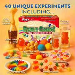 Playz Edible Candy Kit lollipop dipping highlights sensory fun and precise temperature control.