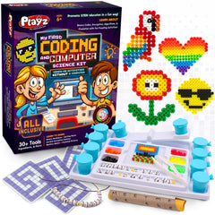 Playz My First Coding Kit binary necklace activity sparks hands-on learning