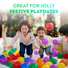 Playz turquoise mini ball pit ball boosts color variety for sensory bins