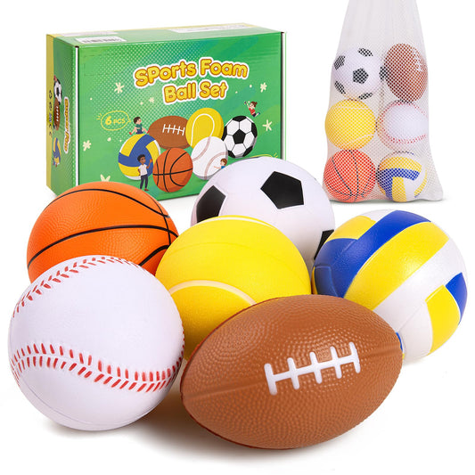 PlayZap soft football ball for toddlers' safe tossing and coordination
