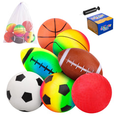 PlayZap 7-piece soft-ball set playground balls for toddlers and kids, ideal for indoor play