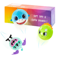 PlayZap bouncy ball plush-cover closeup showcases soft texture for gentle play
