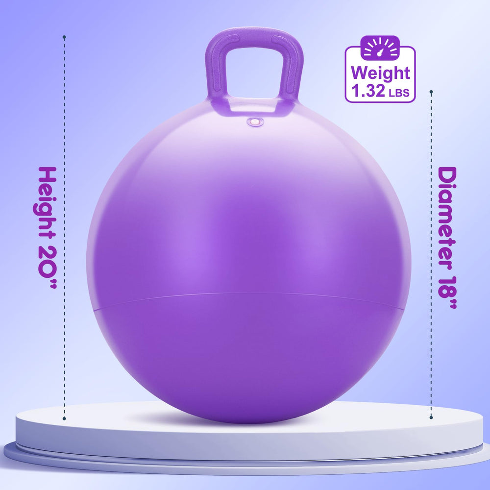 PlayZap 18-inch hopper ball promotes active play.