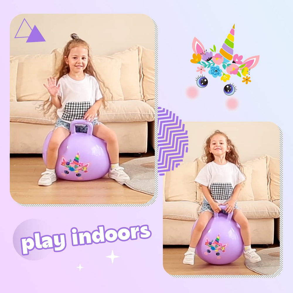 PlayZap hopper ball 18-inch size suitable for kids 3+ to encourage balanced play