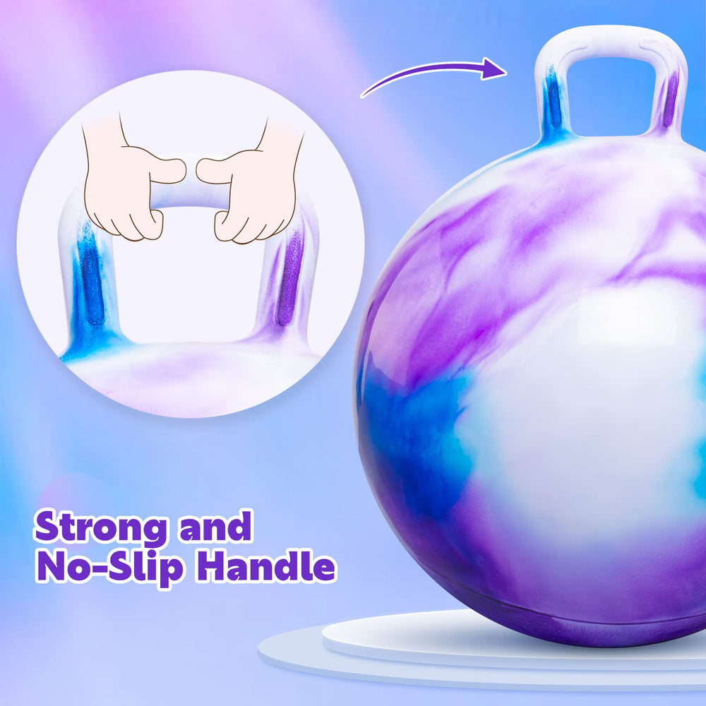 PlayZap hopper ball pattern colorful clouds, eye-catching design enhances outdoor playtime.