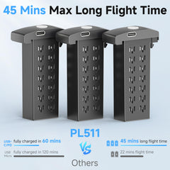 PLEGBLE PL511 foldable design for easy travel and storage.