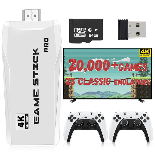 Plestudent New Retro Game Console with 4K HDMI visuals for modern TVs