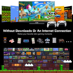 Plestudent New Retro Game Console dual wireless-controllers for comfy co-op play