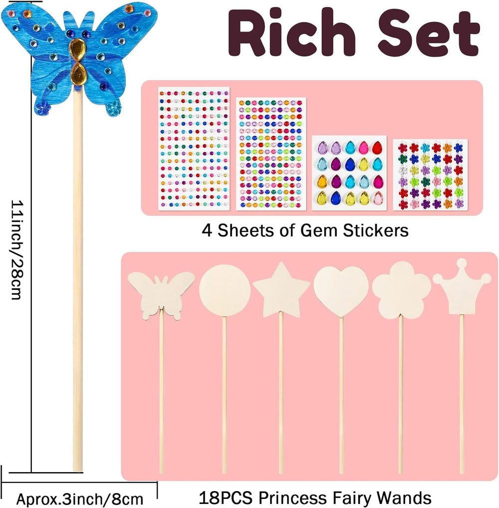 Pllieay Princess Wands Kit gift idea for birthdays and craft clubs