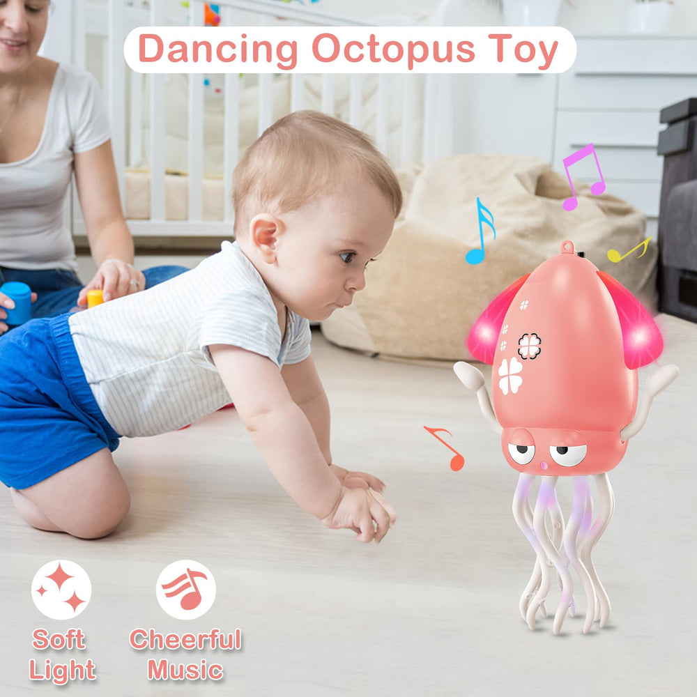 Plnmlls Dancing Octopus Toy detachable fishing rod enables imaginative pretend play.
