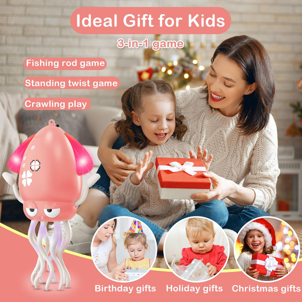 Plnmlls Dancing Octopus Toy BPA-free materials ensure safe playtime.