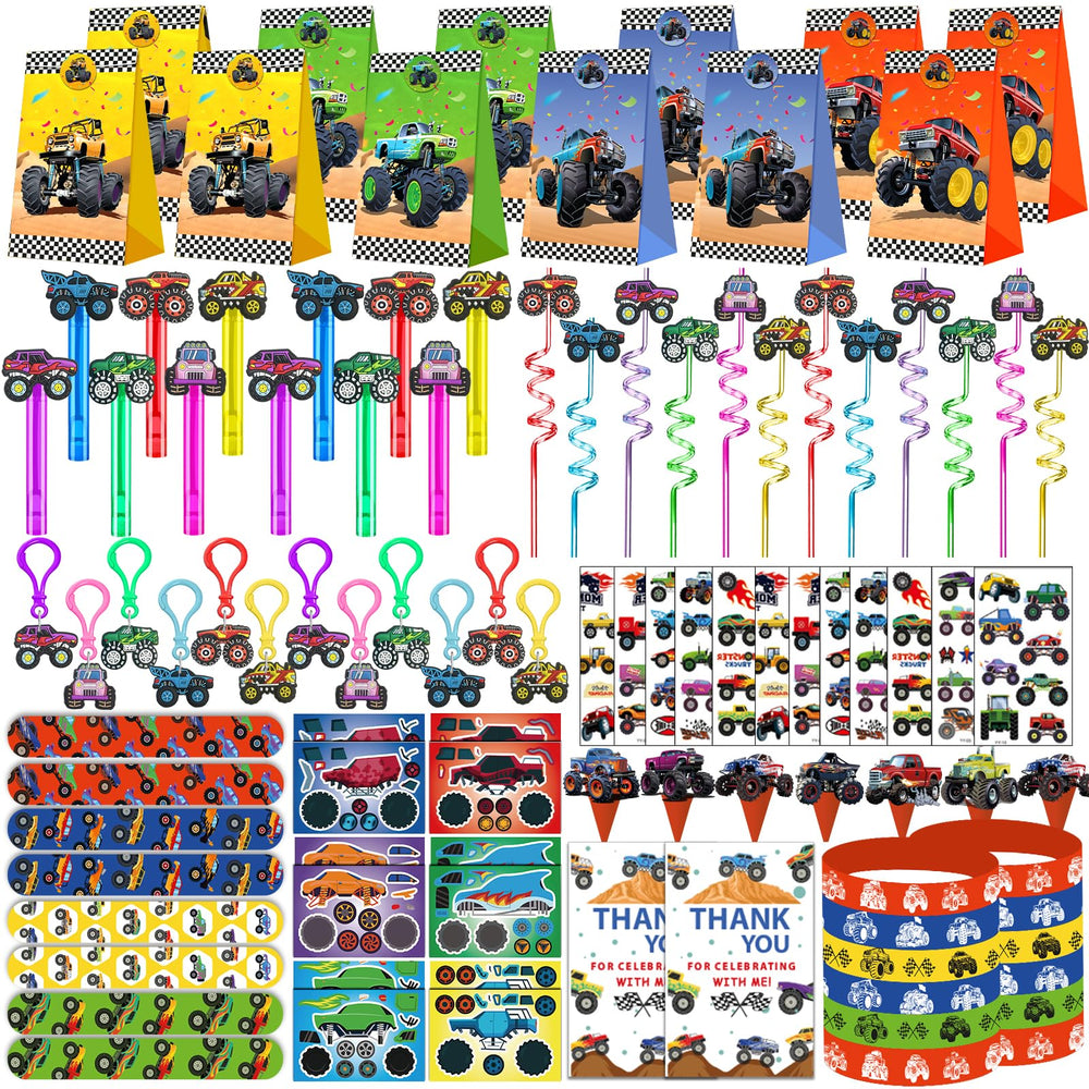 PLOUGVI truck party favors set for a memorable kids' party.
