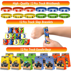 PLOUGVI truck treat bags help organize favors.