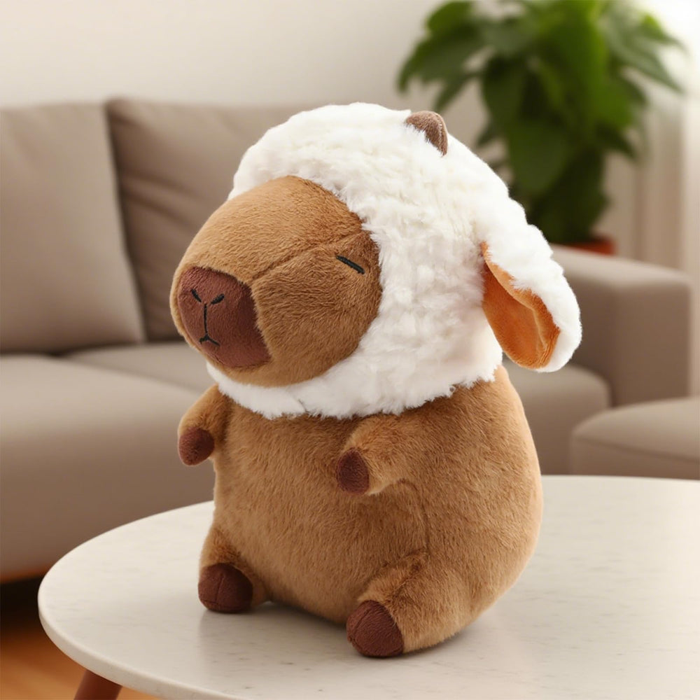 Plupiapio capybara plush with avocado hat for whimsy and fun