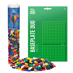 PLUS PLUS 240-piece color mix tube with vibrant interlocking bricks for imaginative building