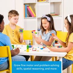 PLUS PLUS 3D build example demonstrates depth and imaginative play