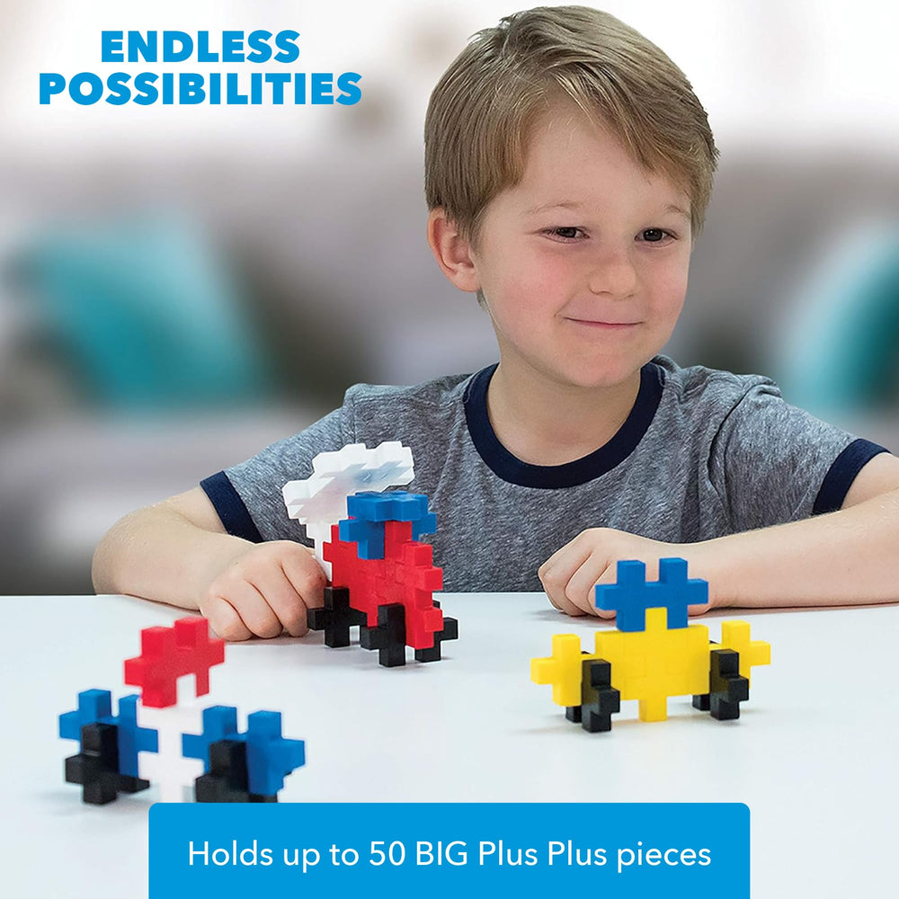 PLUS PLUS big pieces kid building supports little hands and imagination