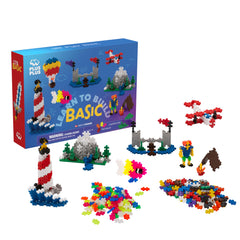 Plus Plus Learn to Build Set with 400 bricks for colorful, screen-free play.