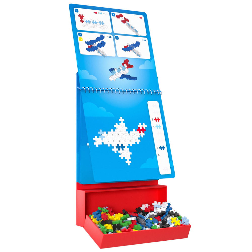 Plus Plus Puzzle by Number Submarine design invites focused play on flights or trips