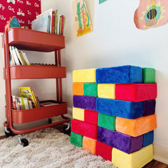 Plush Blocks huggable foam blocks invite cuddly tactile exploration