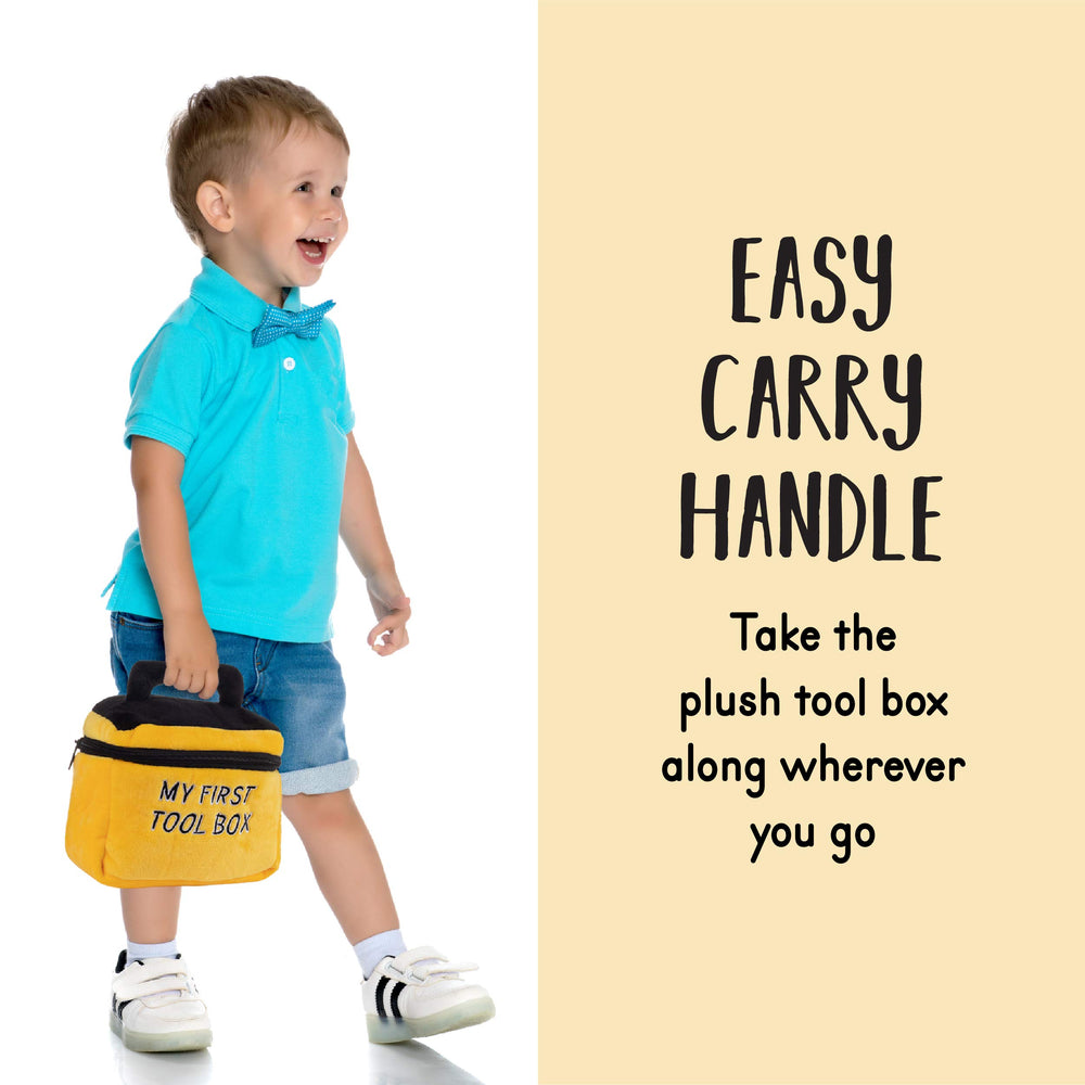 Plush Creations plush saw encourages creative building play.