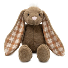 PLUSHIBLE Easter Bunny stuffed animal, 18-inch brown, perfect for cuddles and imaginative play.