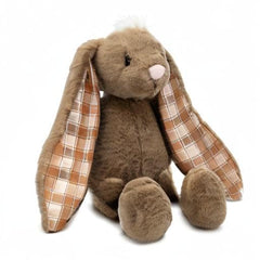 PLUSHIBLE bunny with no plastic parts for safe snuggles and care.