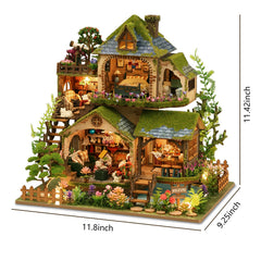 Plustopoy 1:24 scale dollhouse highlights compact, collectible design