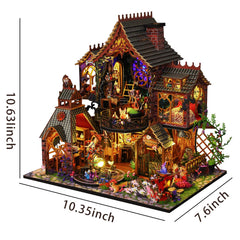 Plustopoy enchanted world decor for shelves and desks