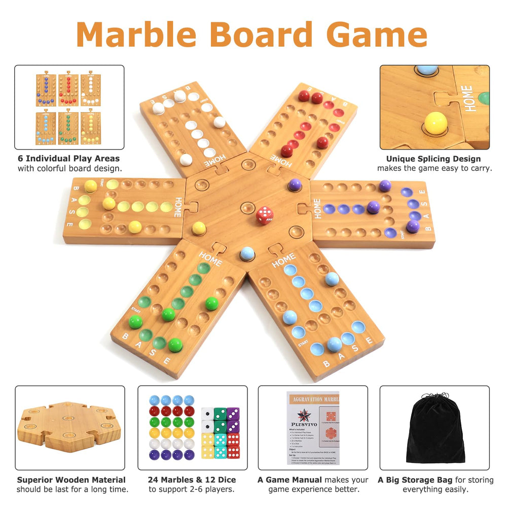 Plusvivo 12 dice included for varied rounds and choices