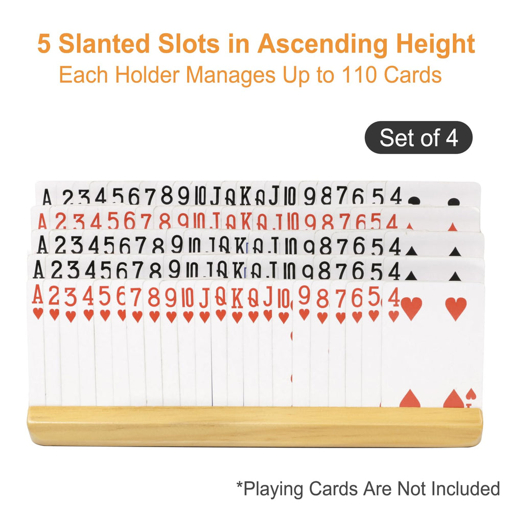 Plusvivo card holders up to 110 cards ideal for two decks.
