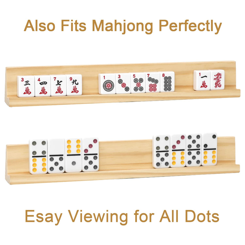 Plusvivo domino dots view bevel design helps players see every tile clearly.