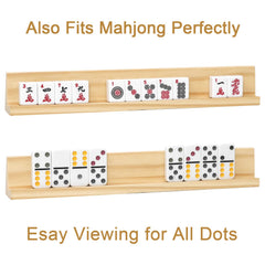 Plusvivo domino dots view bevel design helps players see every tile clearly.