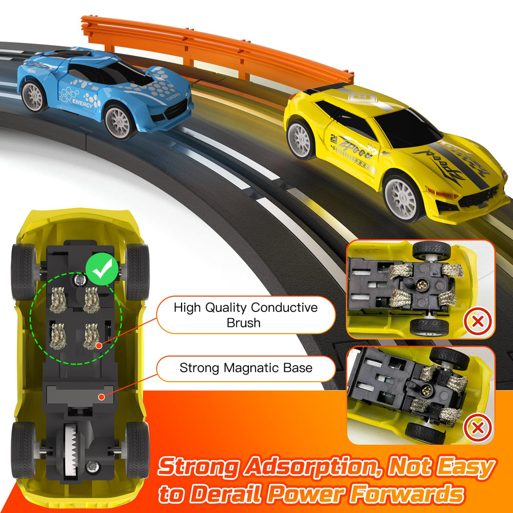 PlyEeight four-slot cars in action deliver competitive fun.